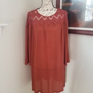 Massimo Dutti silk tunic dress size S